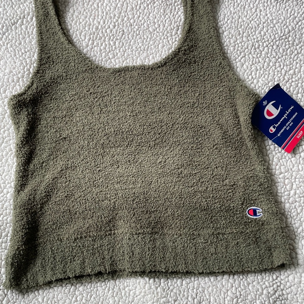 Champion Olive Terry Cloth Tank